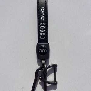 Black Key and Card Holder with Clip